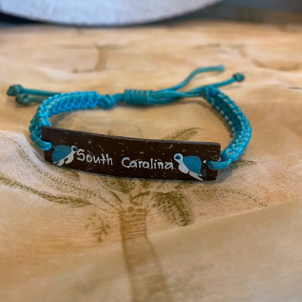 South Carolina Bracelet with Turtle Design